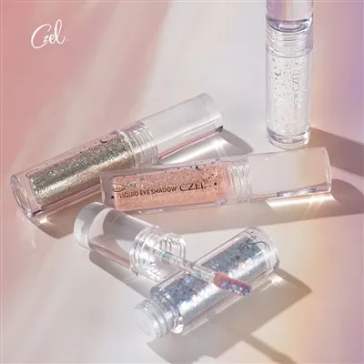 Ombre liquide pailletée